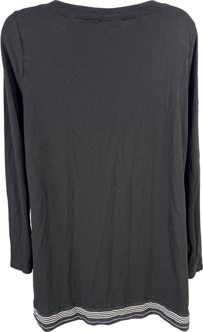 J.Jill Wearever Collection Women’s Black Long Sleeve Tunic Shirt - S