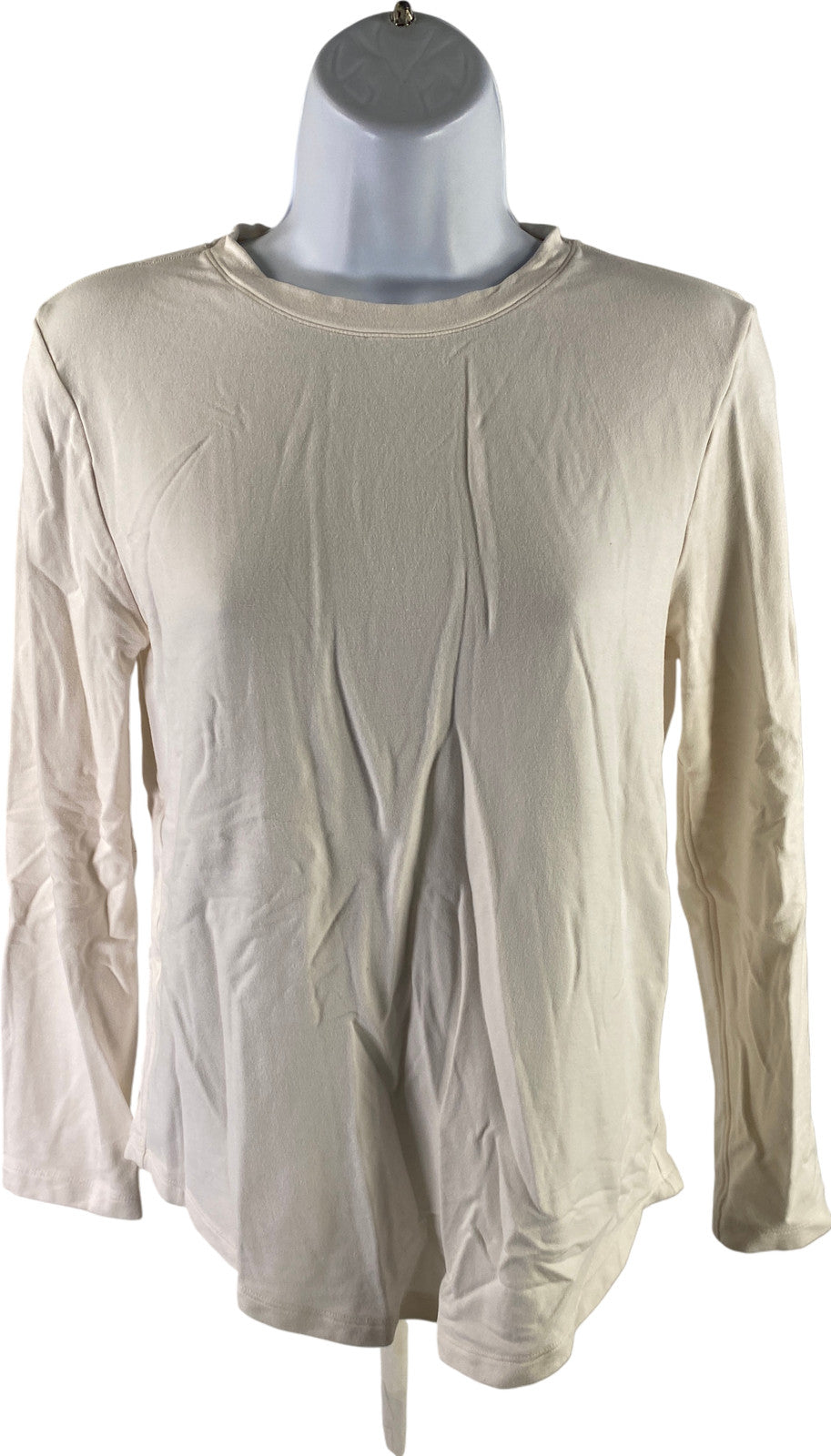 Lululemon Women’s White/Ivory Long Sleeve Crewneck Shirt - 4/XS