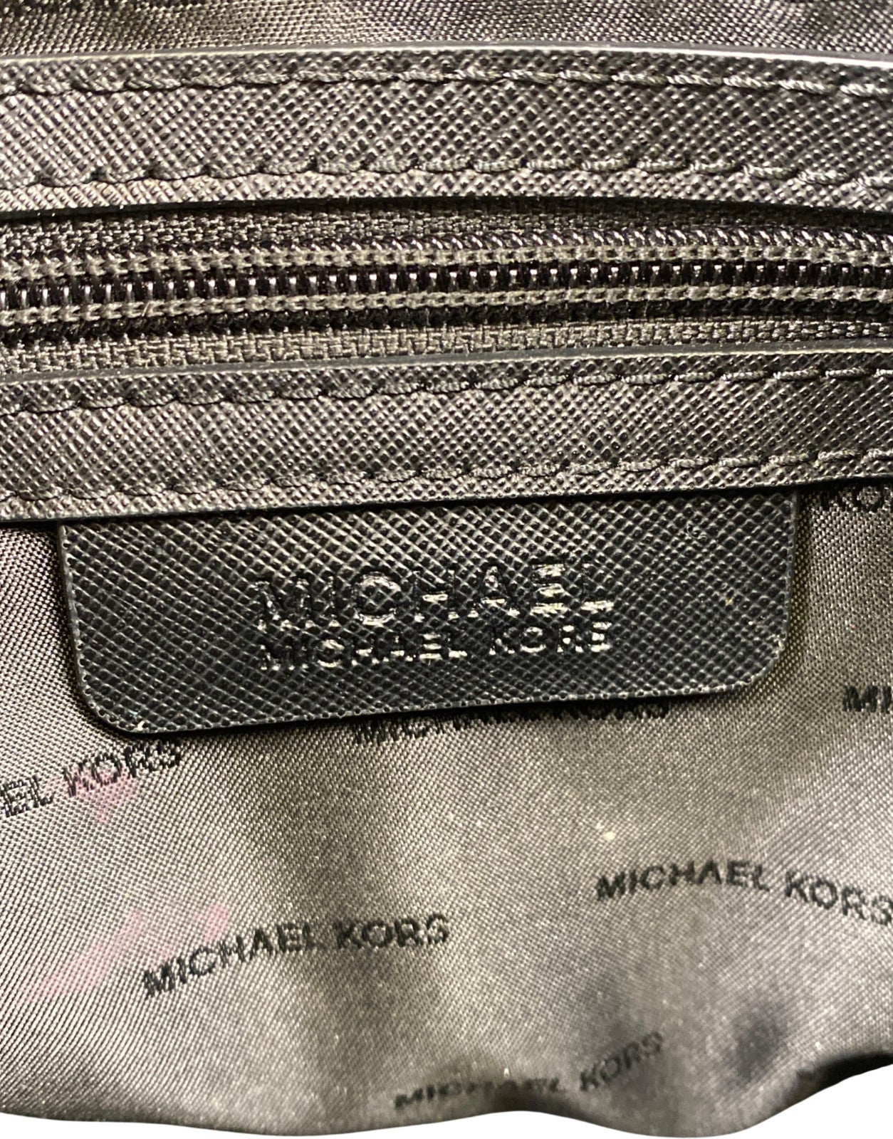 Michael Kors Women’s Black Saffiano Leather Cindy Dome Crossbody Purse