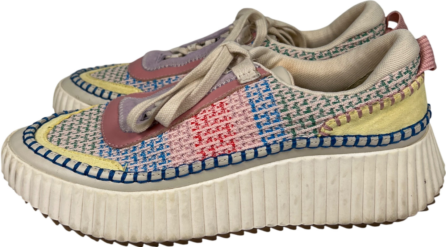 Dolce Vita Women’s Multi-Color Dolen Funfetti Knit Platform Sneakers - 8.5