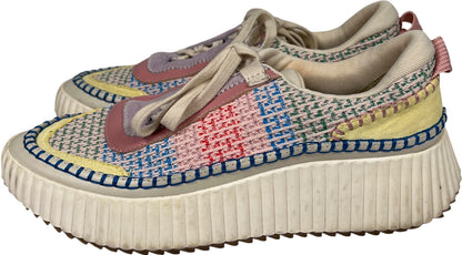 Dolce Vita Women’s Multi-Color Dolen Funfetti Knit Platform Sneakers - 8.5
