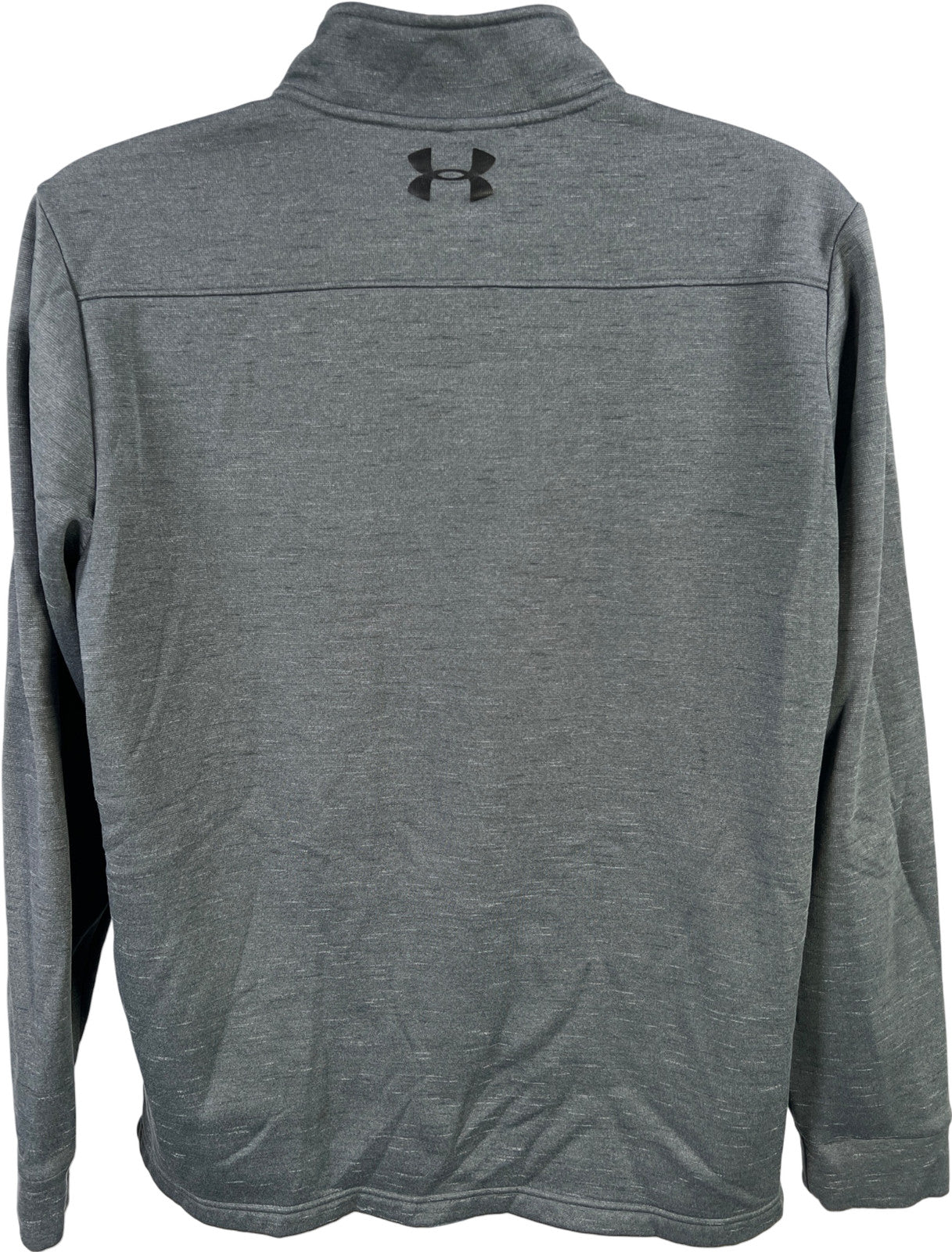 Under Armour Men’s Gray ColdGear Fleece Lined 1/4 Zip Pullover Sweatshirt - XL