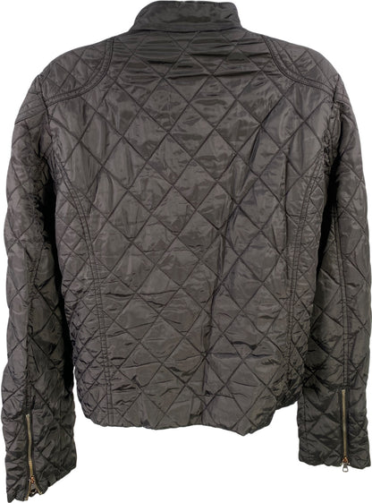 Banana Republic Women’s Black Light Puffer Quilted Jacket - L