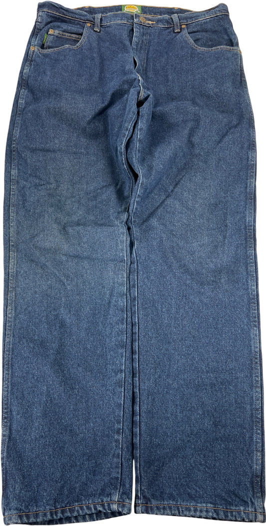 Cabela’s Men’s Medium Wash Flannel Lined Denim Jeans - 38x34