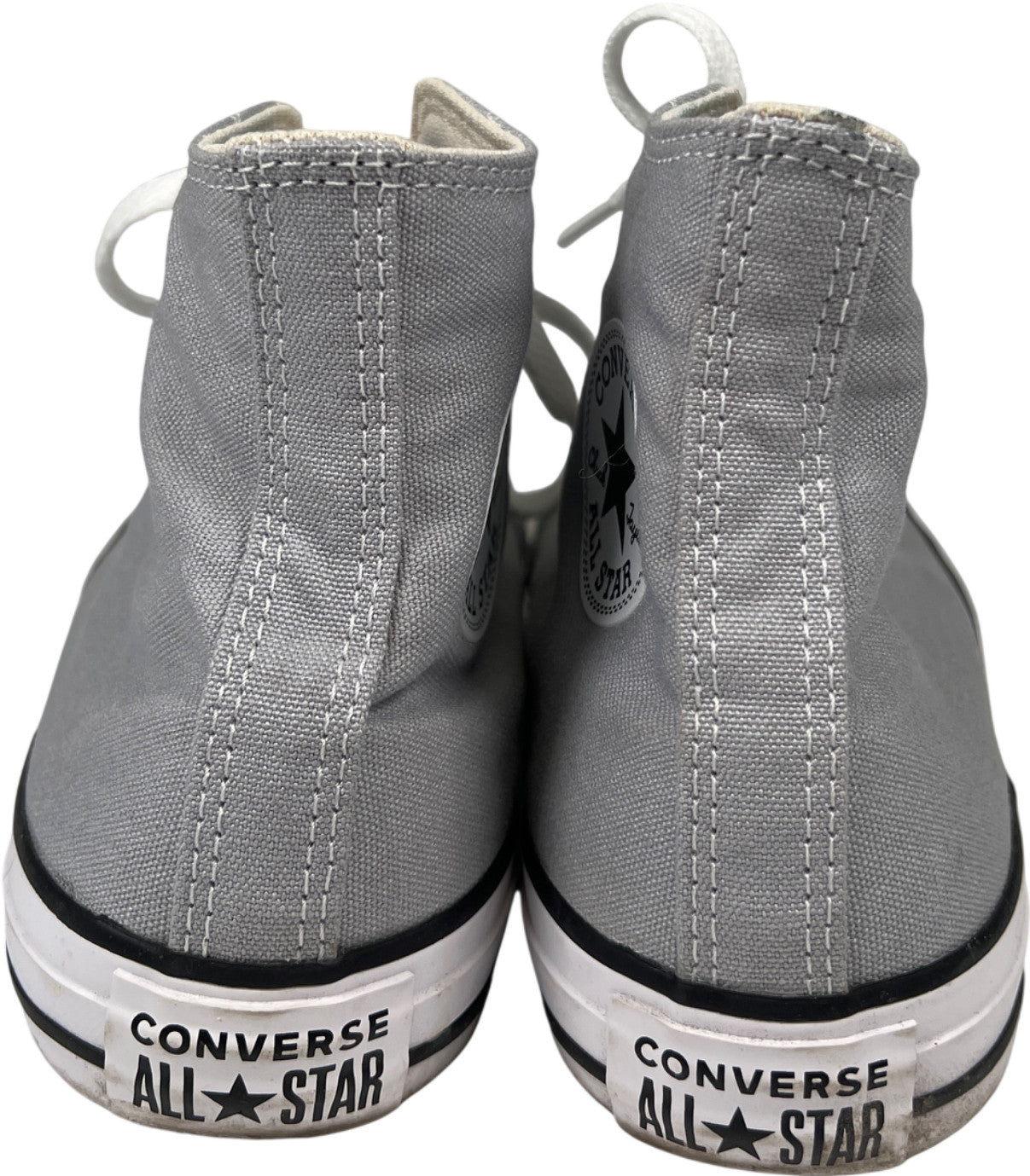 Converse Unisex Gray Chuck Taylor High Top Sneakers - Women’s 9