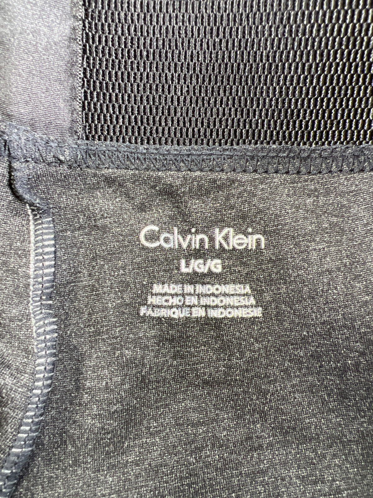 Calvin Klein Women’s Dark Gray Pull On Leggings - L