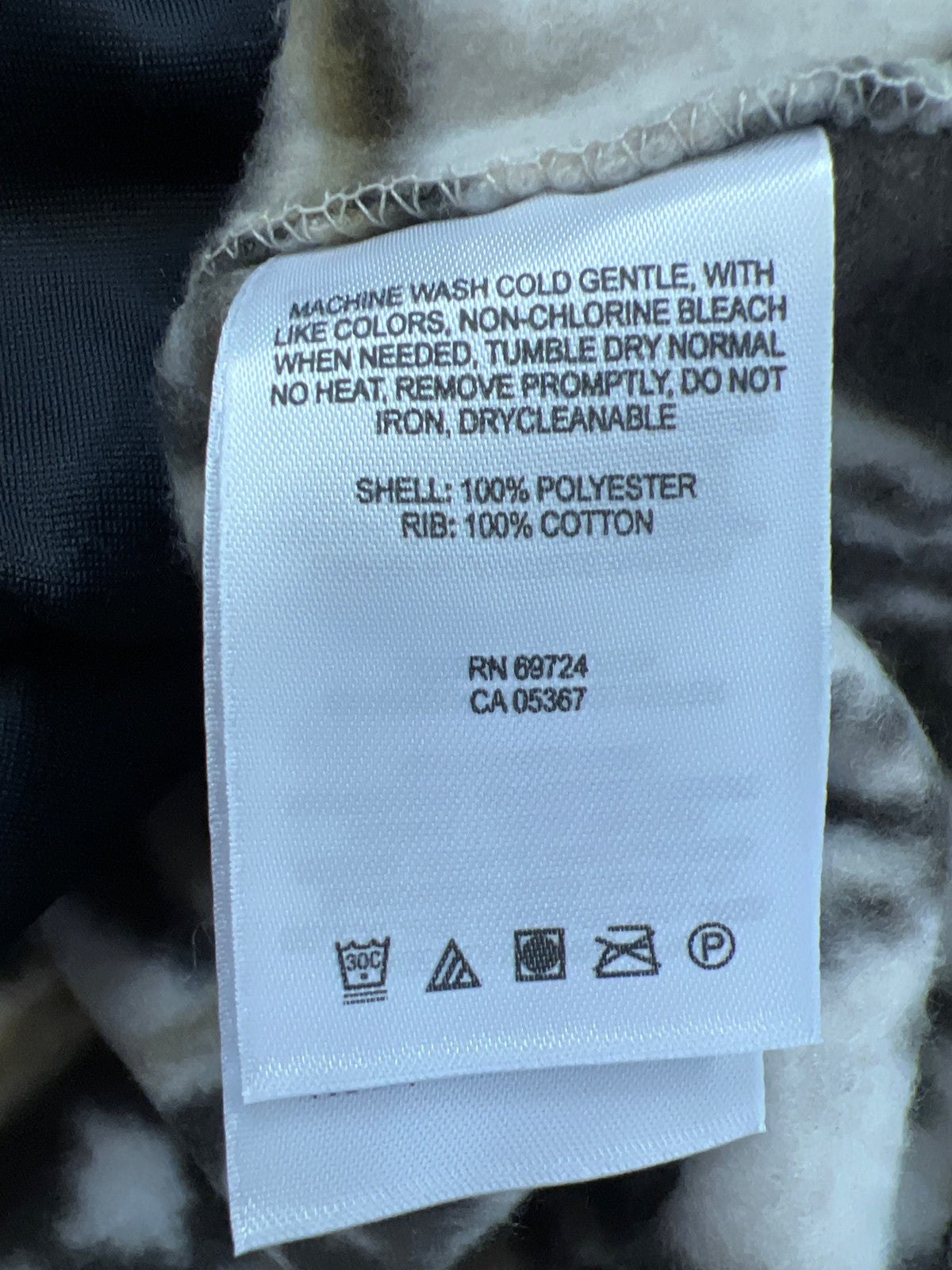 Columbia Men’s Brown Native Navajo Full Zip Fleece Jacket - M