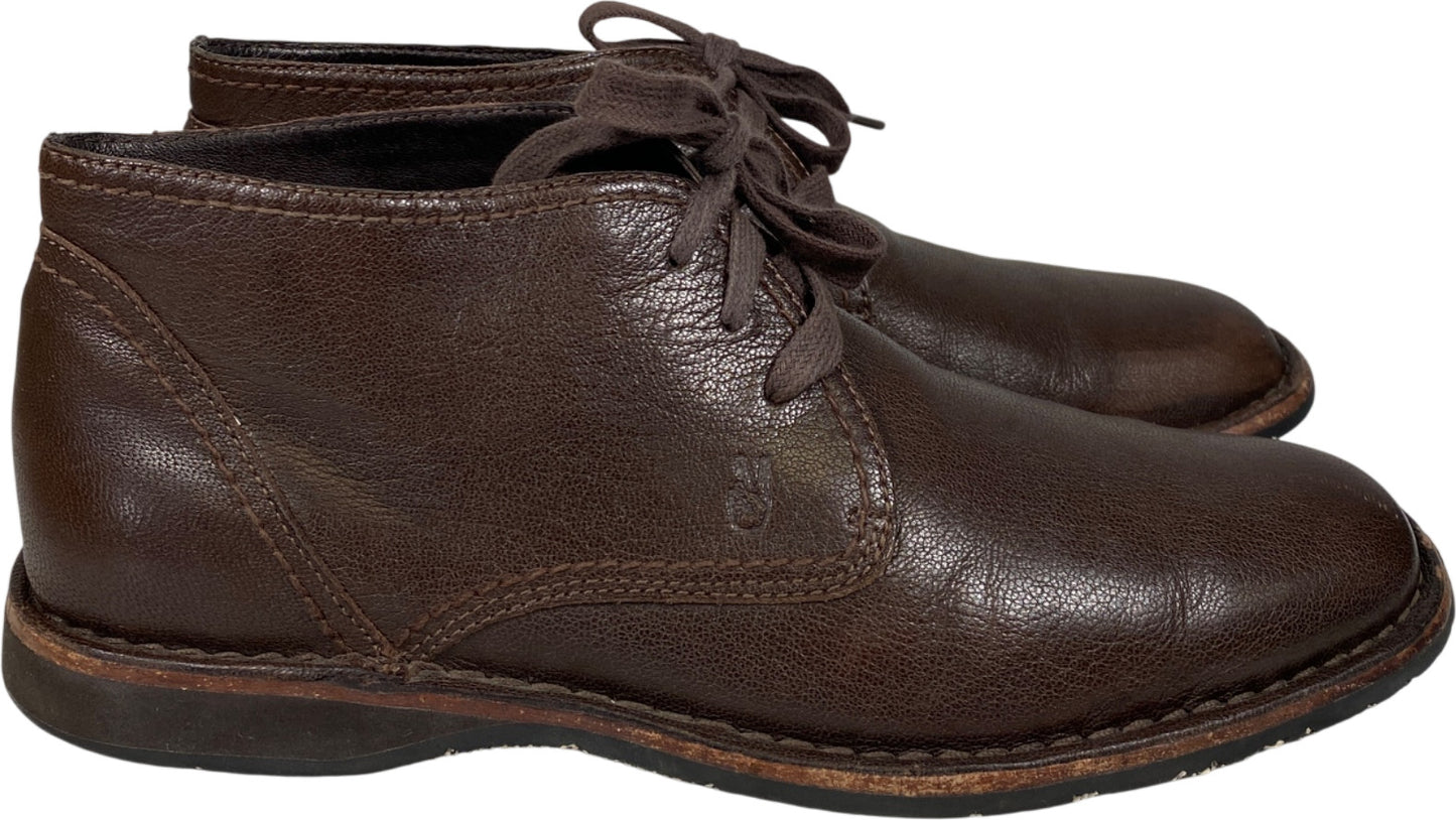 John Varvatos Men’s Brown Leather Hipster Chukka Boots - 9.5