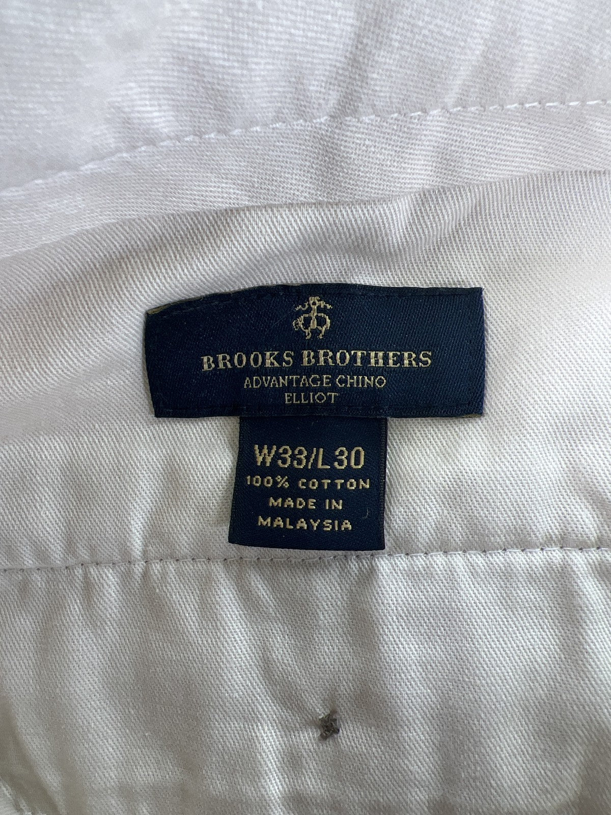 Brooks Men’s Light Beige Advantage Elliot Chino Pants - 33x30