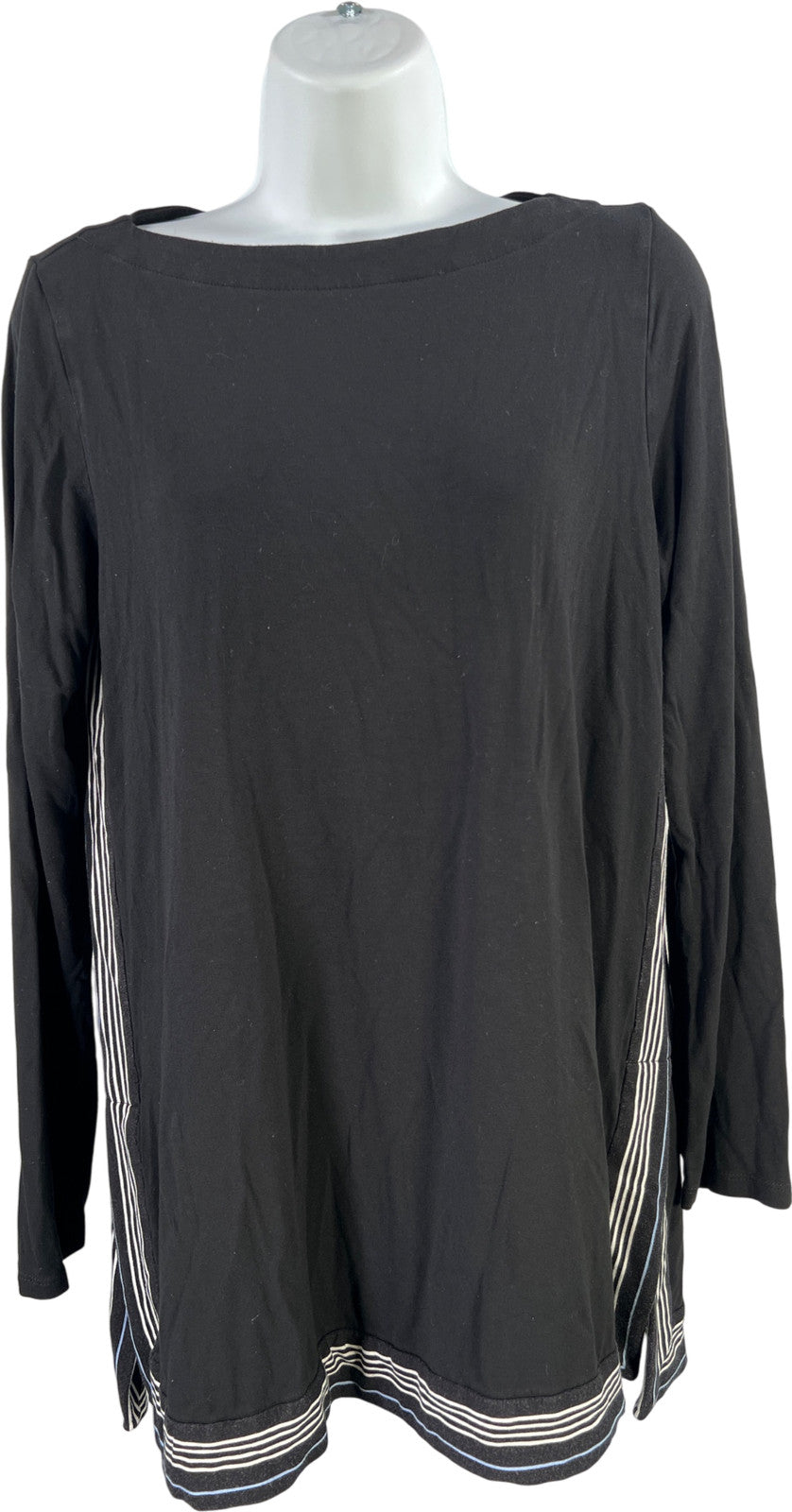 J.Jill Wearever Collection Women’s Black Long Sleeve Tunic Shirt - S