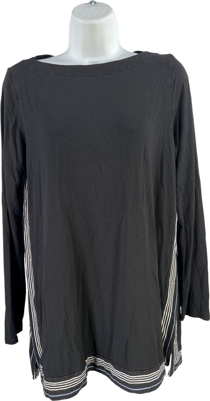 J.Jill Wearever Collection Women’s Black Long Sleeve Tunic Shirt - S