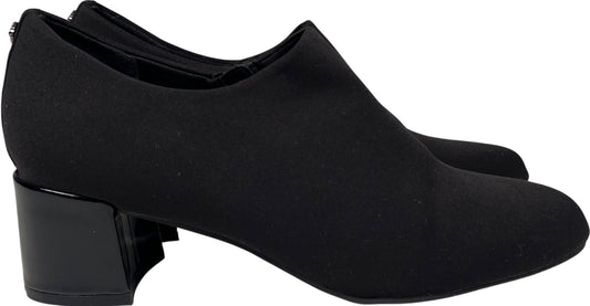 Anne Klein Women’s Black Huxton Textile Side Zip Ankle Booties - 10