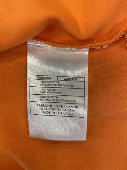 Nike Golf Men’s Orange Fit Dry Short Sleeve Athletic Polo - M