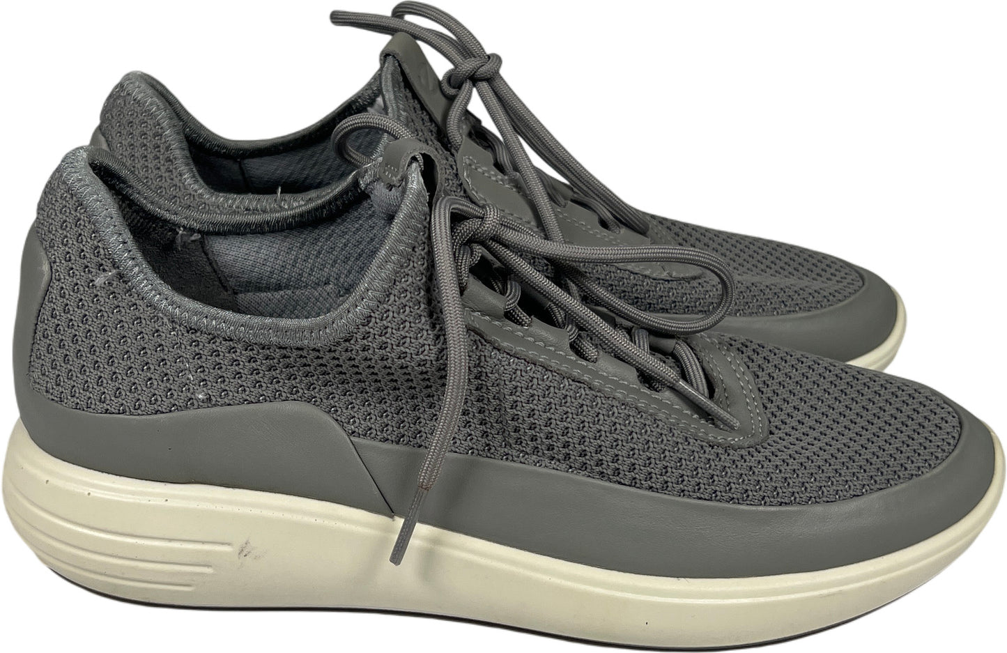 Ecco Women’s Gray Soft Lace Up Athletic Sneakers - 39/US 8