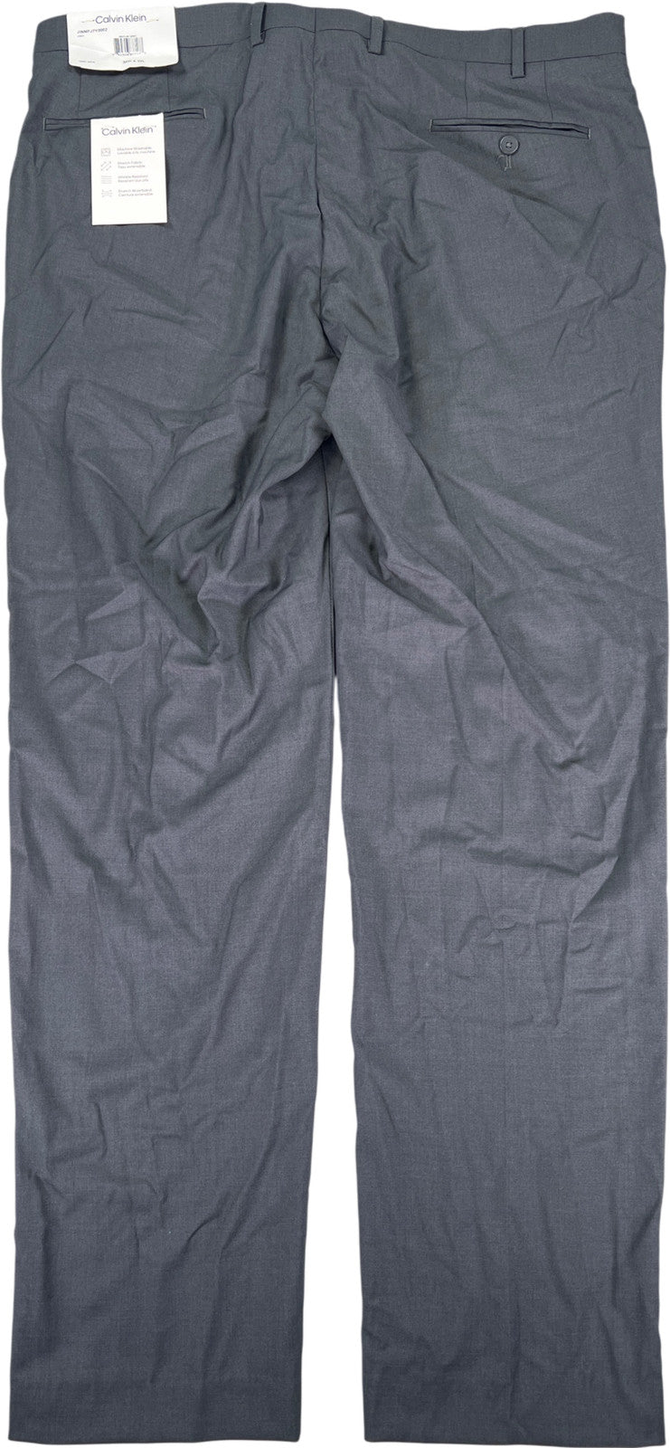 Calvin Klein Men’s Gray Jinny Dress Pants - 38x32