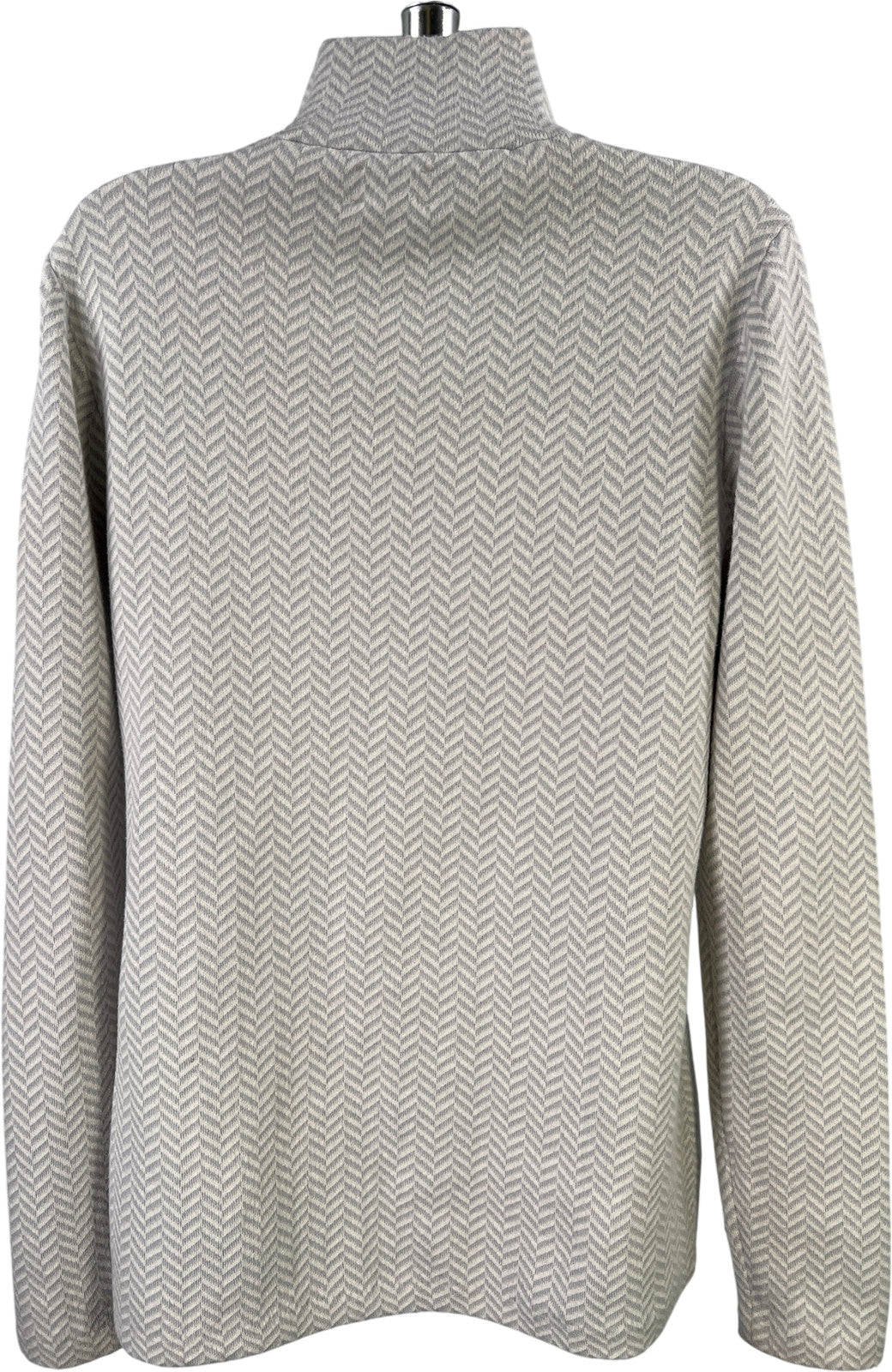 Duluth Trading Women’s Gray Long Sleeve Festive Mockneck Sweater - M