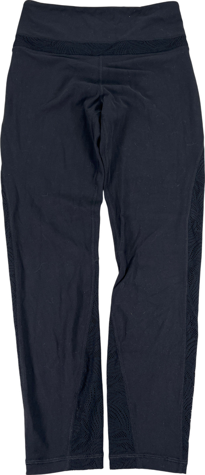 Athleta Women’s Black Luxe Mesh 7/8 Tight Leggings - S