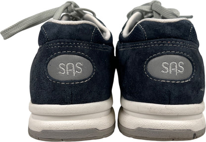 SAS Women’s Blue Suede Comfort Fit Walking Sneakers - 8 Wide