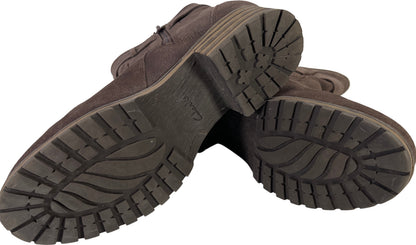 Clarks Collection Women’s Gray Suede Marana Amber Ankle Boots - 7