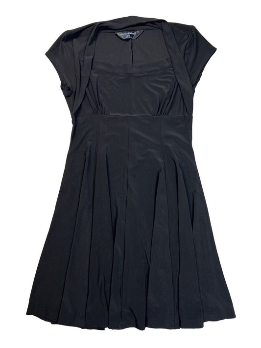 Norma Kamali Women's Black Sleeveless Mid Length A-Line Dress - XL