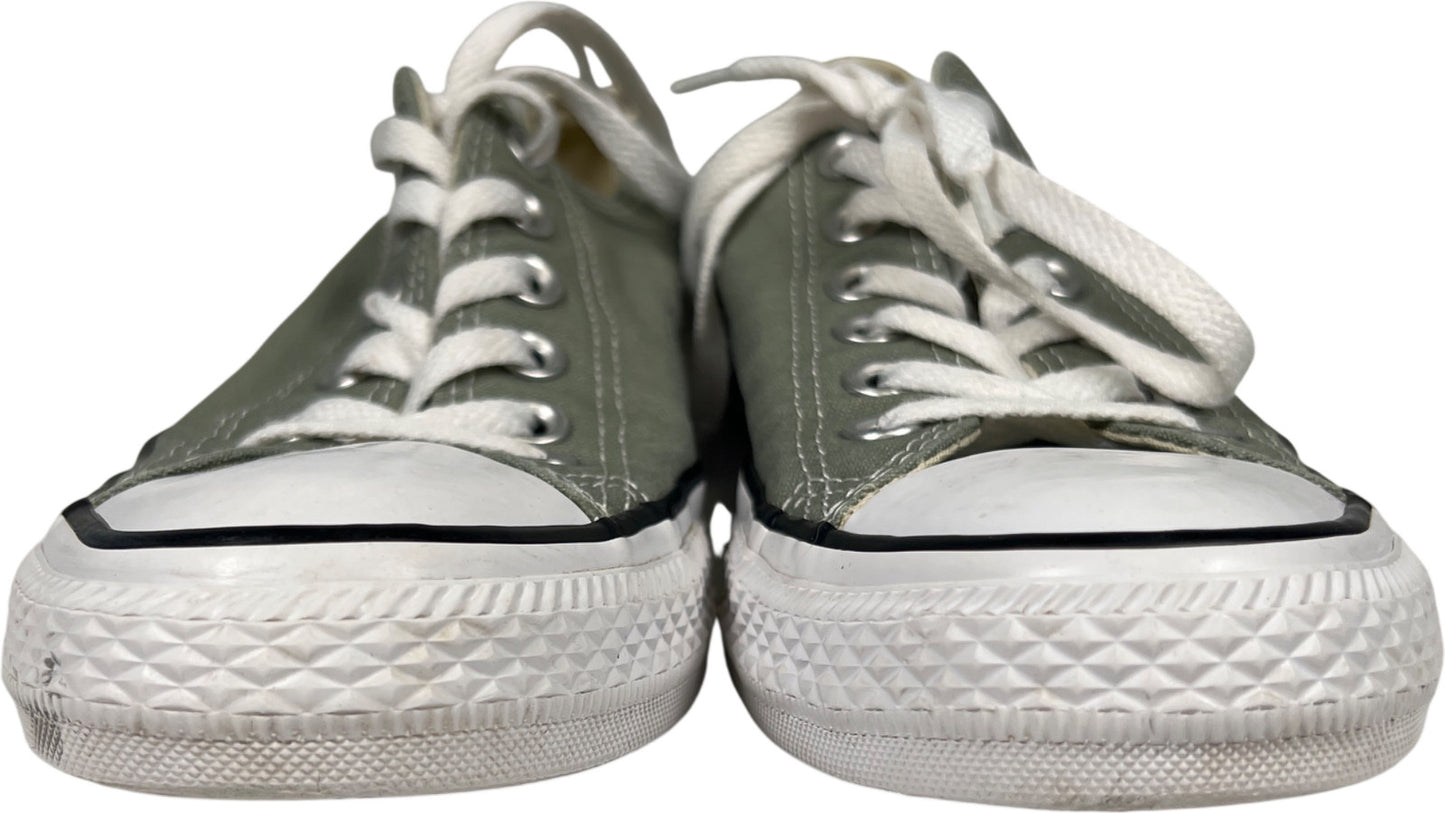 Converse Unisex Gray Canvas Low Top Sneakers - Women’s 8