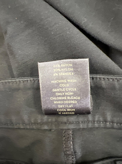 Ann Taylor Women’s Black Modern Stretch Straight Leg Pants - 6