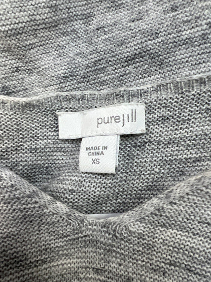 Pure J.Jill Women’s Gray Long Sleeve Knit Tunic Sweater - XS