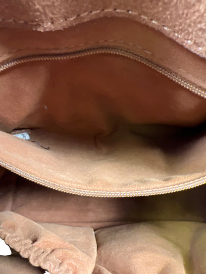 Patricia Nash Women’s Cognac Brown Leather Chauny Satchel Purse