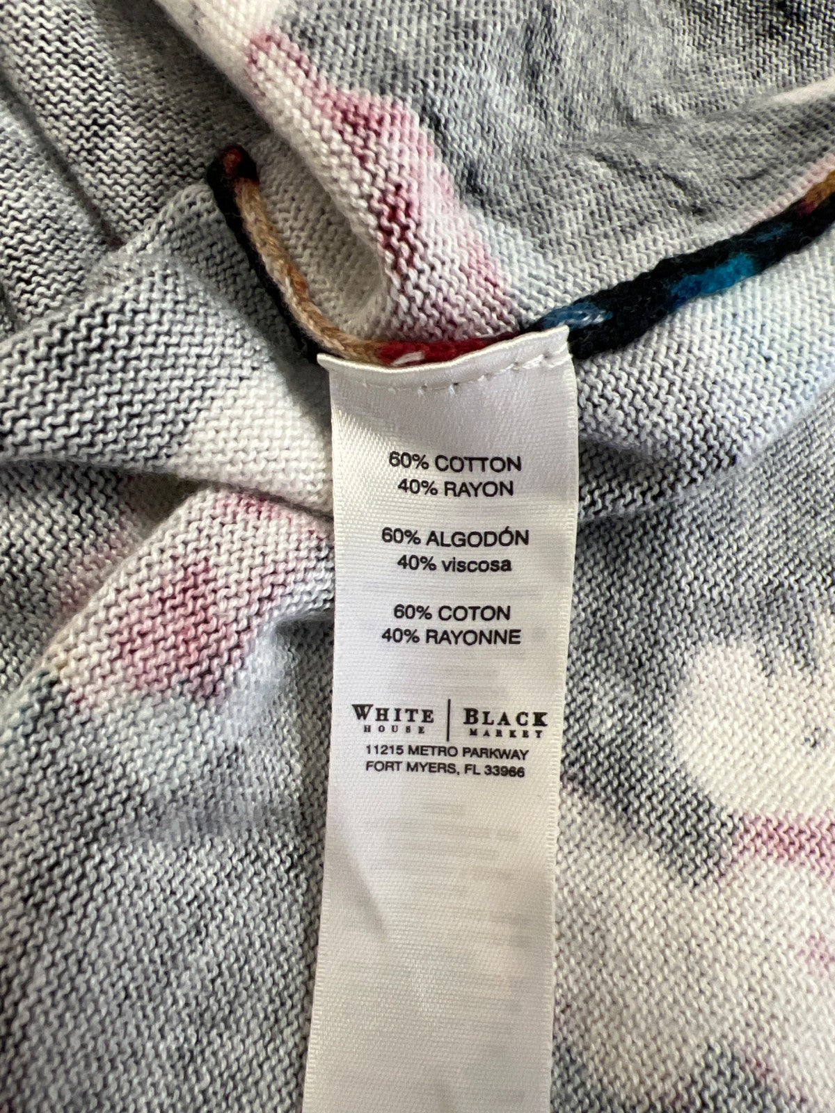 White House Black Market Women’s Black Long Sleeve Criss Cross Back Sweater - S