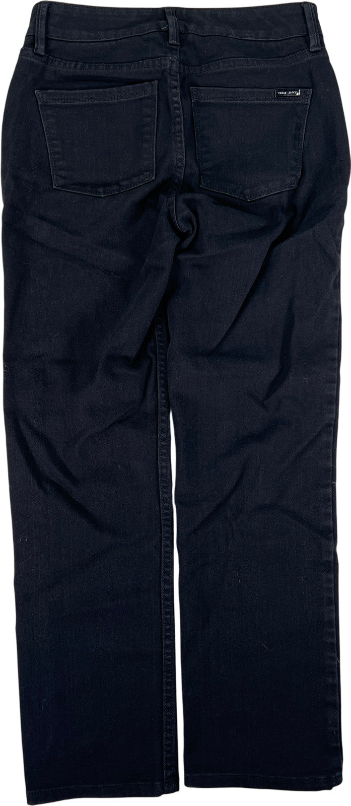 White House Black Market Women’s Black Straight Crop Denim Jeans - 00