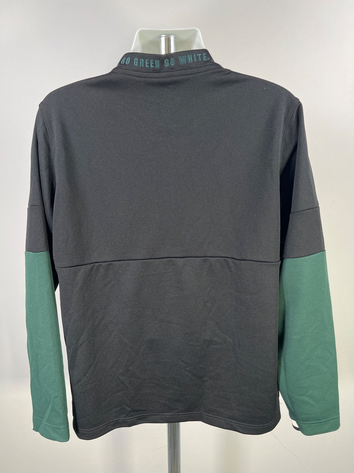 Nike Men’s Black Michigan State Spartans 1/4 Zip Pullover Athletic Jacket - L