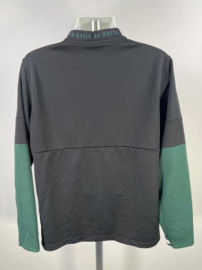 Nike Men’s Black Michigan State Spartans 1/4 Zip Pullover Athletic Jacket - L