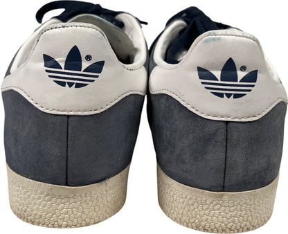 Adidas Women’s Blue Suede Gazelle Lace Up Sneakers - 7