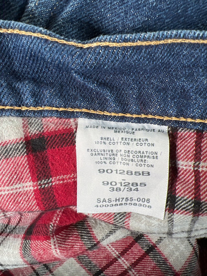 Cabela’s Men’s Medium Wash Flannel Lined Denim Jeans - 38x34