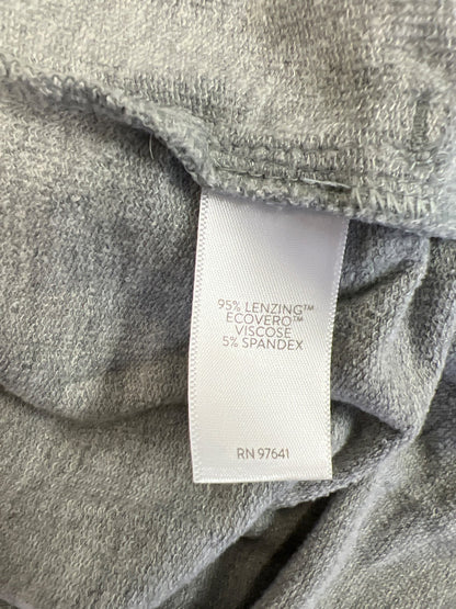 Pure J.Jill Women’s Gray Heather Eco Terry Knit Long Sleeve Shirt - XS