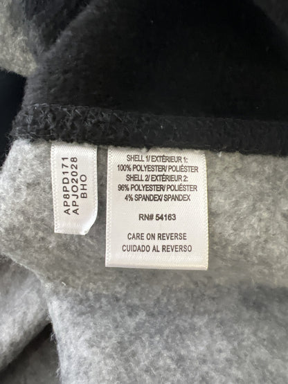 Marc New York Women’s Gray Houndstooth Full Zip Sweatshirt Jacket - L