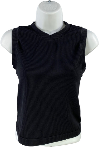 Athleta Women’s Black Ribbed Renew Seamless Muscle Tank Top - M