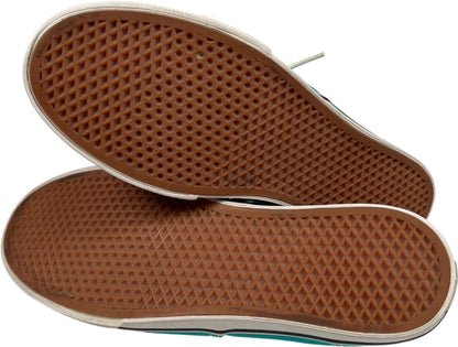 Vans Women’s Blue Low Top Canvas Lace Up Sneakers - 6.5