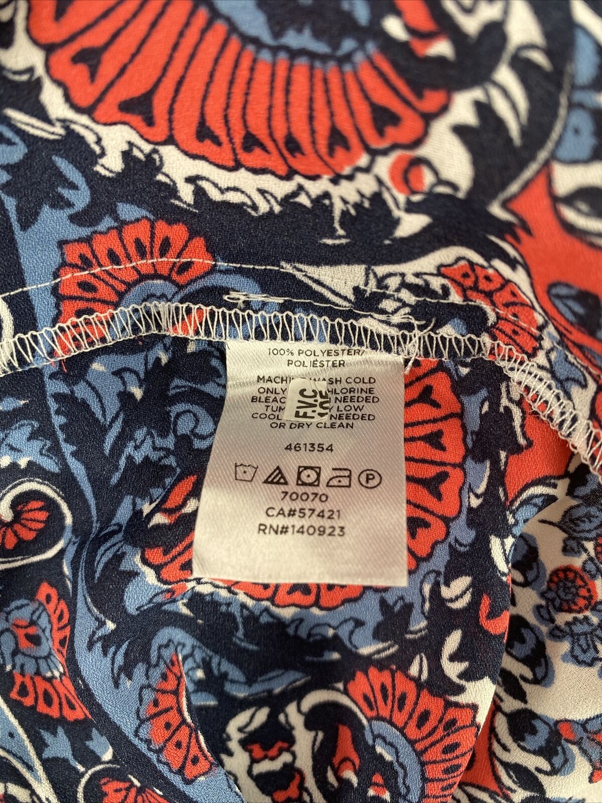 LOFT Women's White Floral Pleated Sheer Short Sleeve Blouse - XL