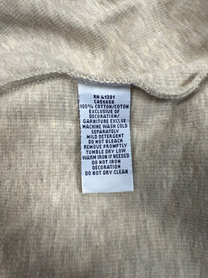 Polo Ralph Lauren Men’s Light Beige 1/4 Zip Pullover Sweater - XXL