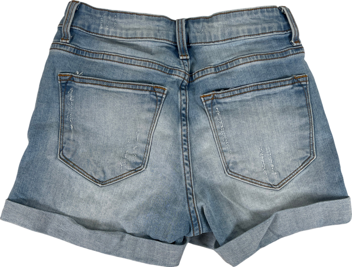 Kancan Women’s Light Wash Distressed Denim Jean Shorts - 26/5