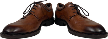 Ecco Vitrus Men’s Brown Leather Lace Up Oxford Dress Shoes -42/US 8