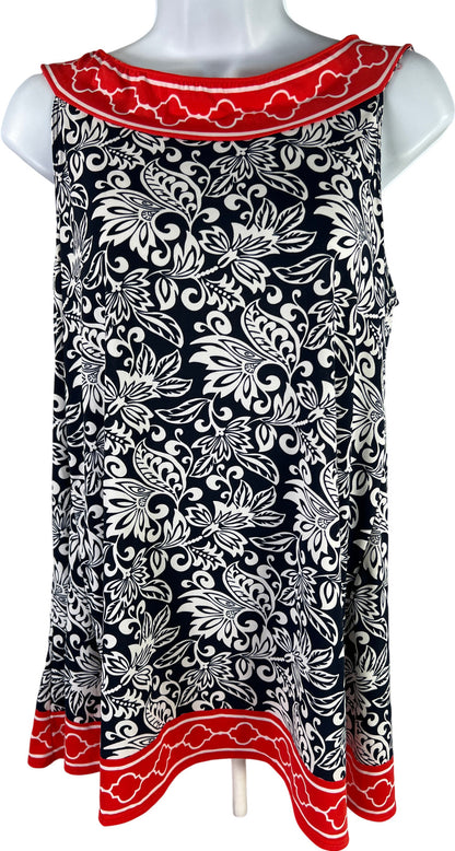 Max Studio Women’s Blue Jersey Tunic Tank Top - S