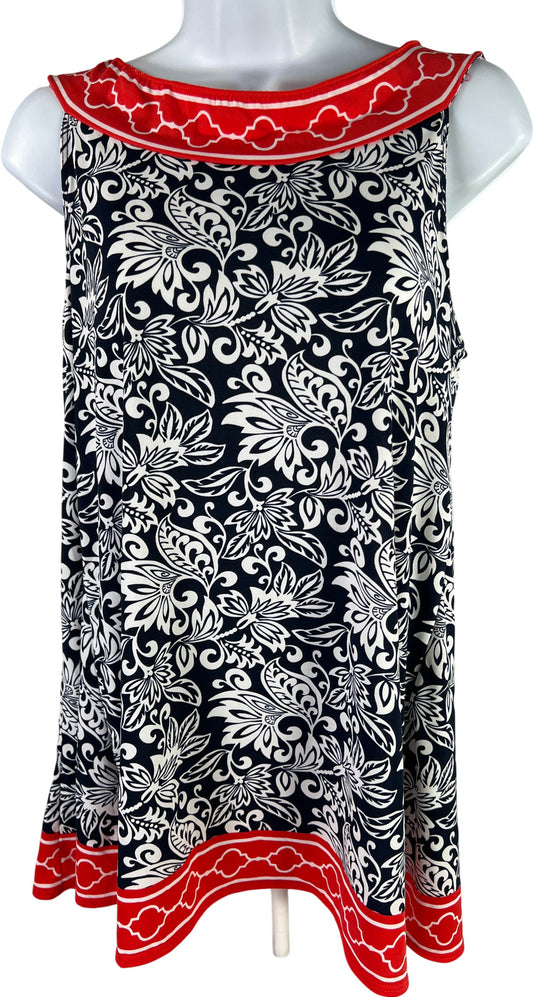 Max Studio Women’s Blue Jersey Tunic Tank Top - S