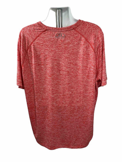 Under Armour Men's Red HeatGear Athletic Shirt Short Sleeve - 3XL