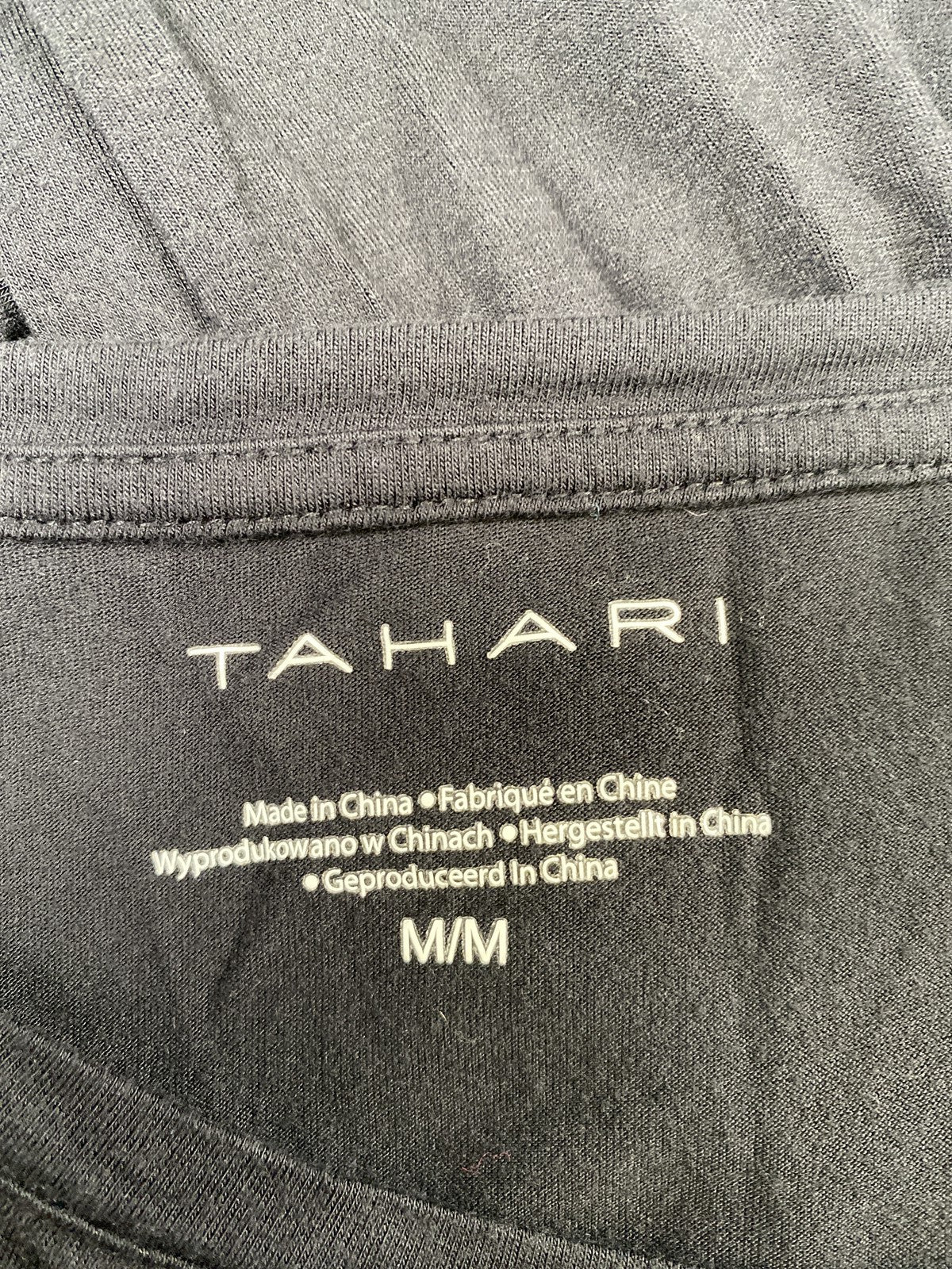 Tahari Women’s Black Long Sleeve Casual Shirt - M