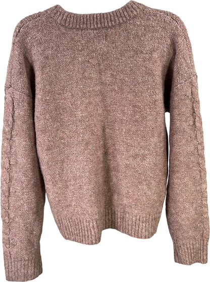 Old Navy Women’s Light Purple Cable Knit Wool Blend Sweater - S