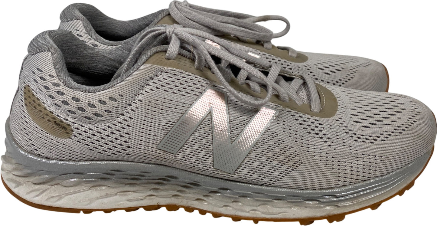 New Balance Women’s Gray Fresh Foam Lace Up Athletic Sneakers - 9.5