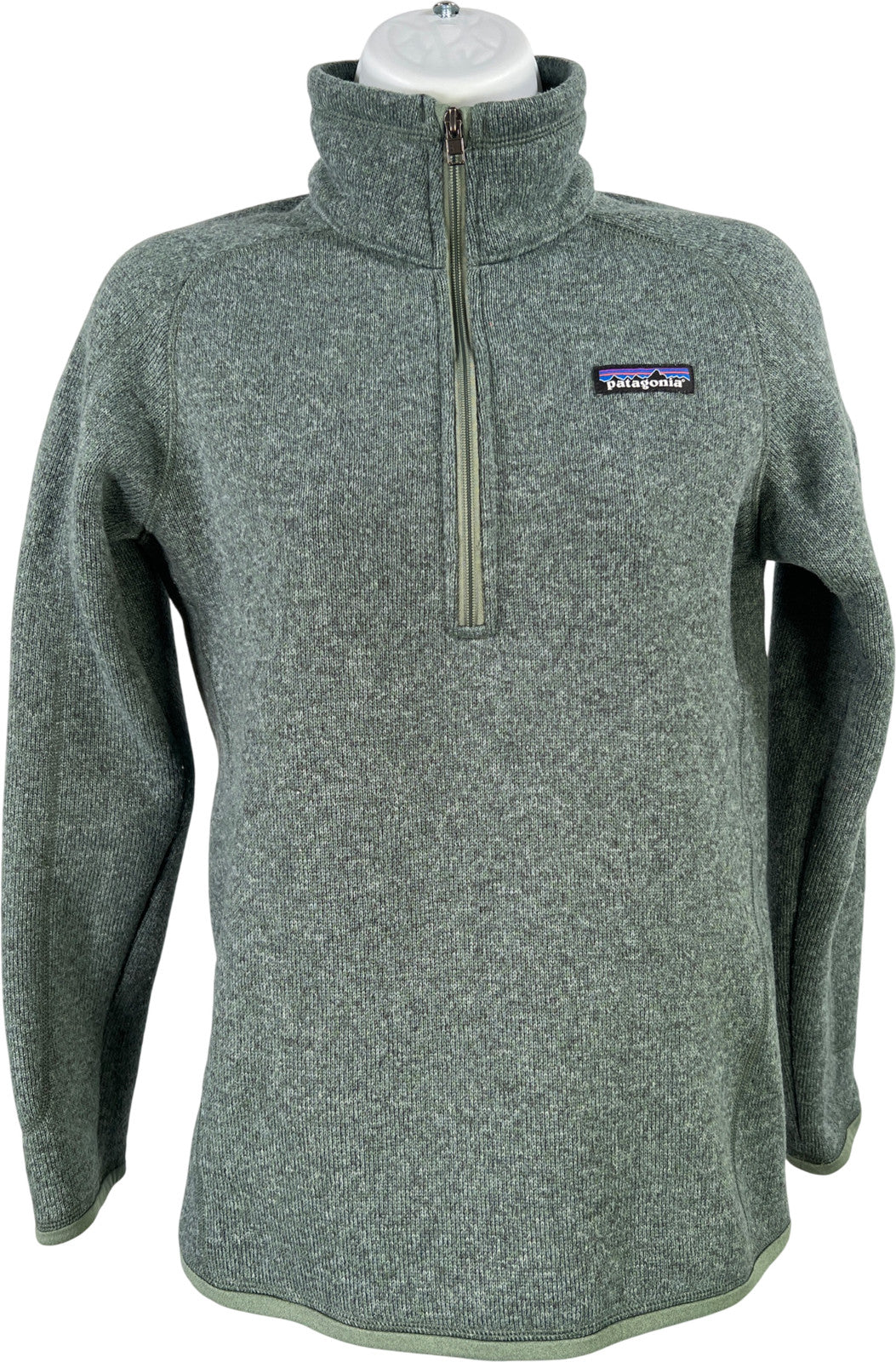 Patagonia Women’s Green 1/4 Zip Fleece Pullover Better Sweater Jacket - XS