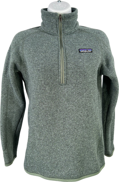 Patagonia Women’s Green 1/4 Zip Fleece Pullover Better Sweater Jacket - XS